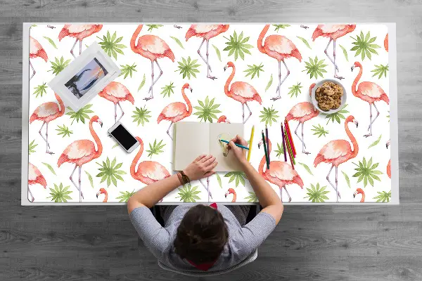 Velká podložka na stůl pro děti Flamingos
