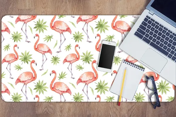 Velká podložka na stůl pro děti Flamingos