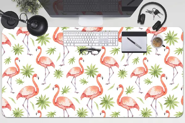 Velká podložka na stůl pro děti Flamingos