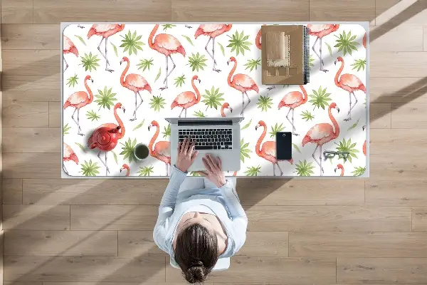 Velká podložka na stůl pro děti Flamingos