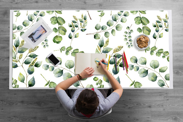 Pracovní podložka na stůl Eucalyptus květiny