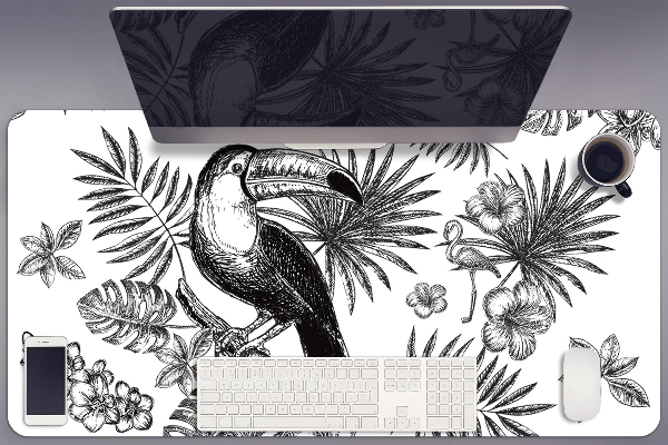 Stolní podložka Tropical černá and bílý