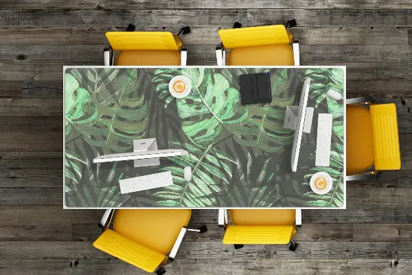 Pracovní podložka na stůl Tropical monstera