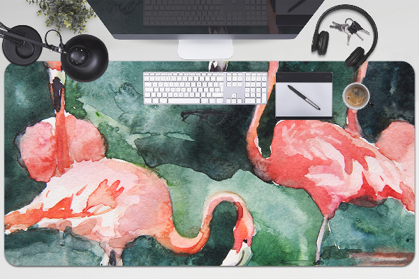 Ochranná podložka na stůl Malované plameňáci