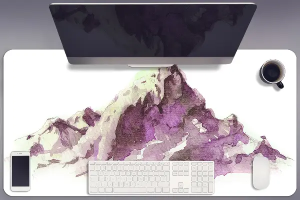 Velká podložka na stůl pro děti Zimní hory