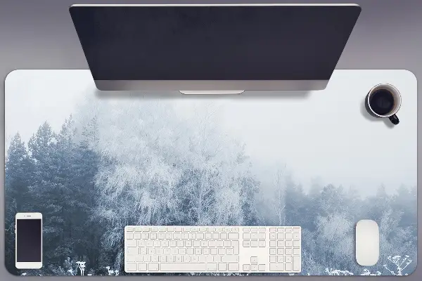 Velká ochranná podložka na stůl Zimní strom