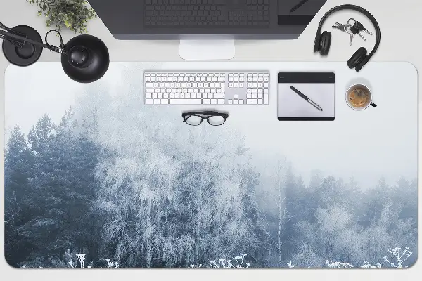 Velká ochranná podložka na stůl Zimní strom