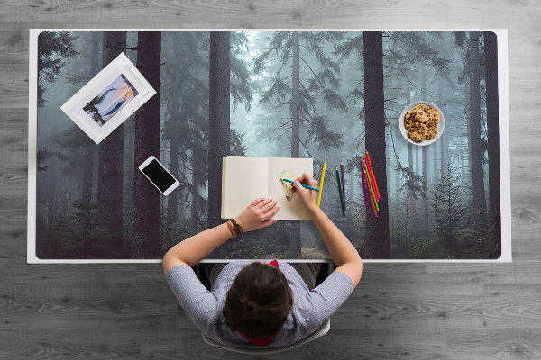 Velká podložka na stůl pro děti Misty forest