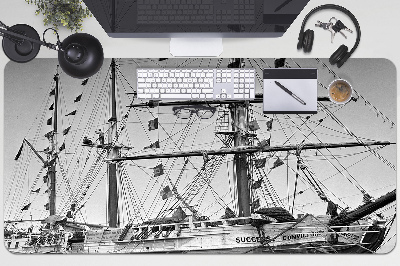 Podložka na psací stůl Vintage loď