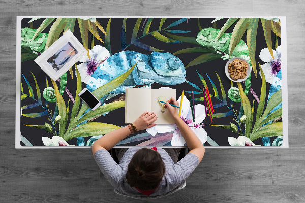 Pracovní podložka na stůl Modrý chameleon