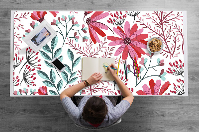 Podložka na psací stůl Květinový vzor