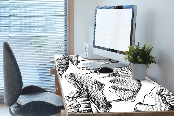 Velká ochranná podložka na stůl Černá listina