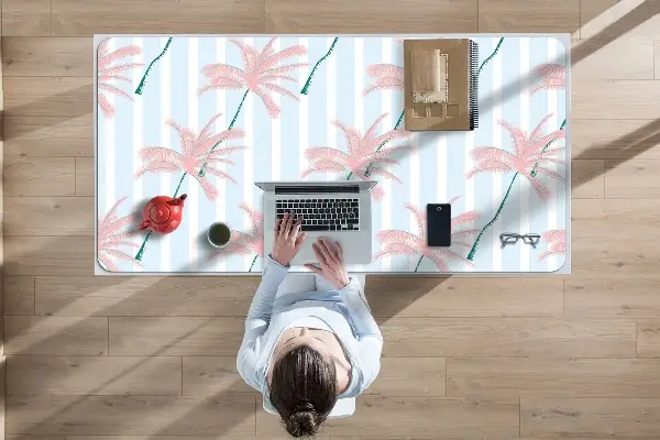 Podložka na psací stůl Palmové písmena