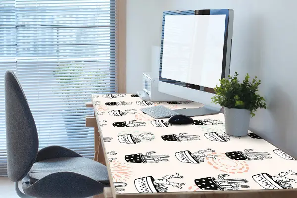 Ochranná podložka na stůl Kaktus květináče