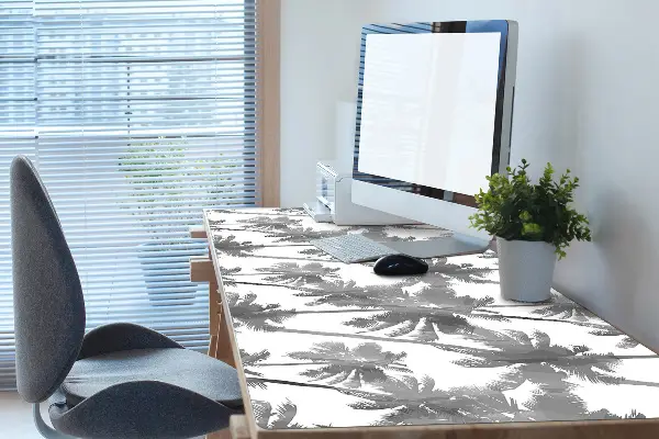 Velká podložka na stůl pro děti Šedý palm