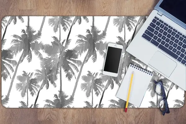 Velká podložka na stůl pro děti Šedý palm