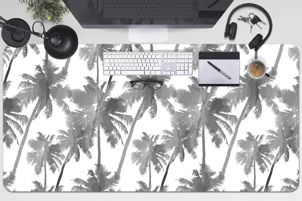 Velká podložka na stůl pro děti Šedý palm