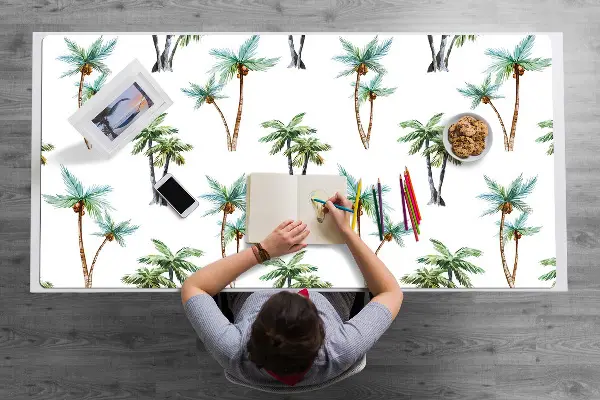 Velká ochranná podložka na stůl Palm nástěnná