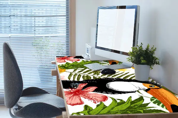 Podložka na psací stůl Tukan a ananas