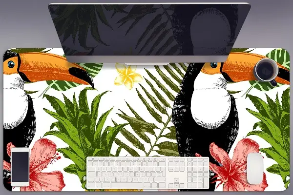 Podložka na psací stůl Tukan a ananas