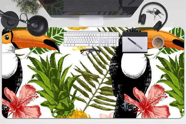 Podložka na psací stůl Tukan a ananas