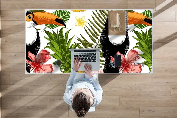 Podložka na psací stůl Tukan a ananas