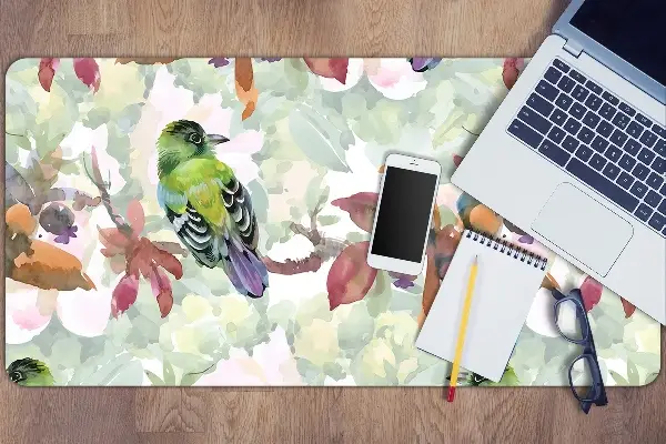 Ochranná podložka na stůl Exotické ptactvo