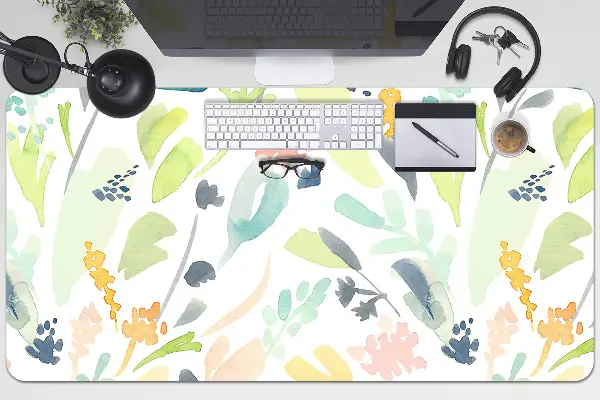 Velká podložka na stůl pro děti Květiny