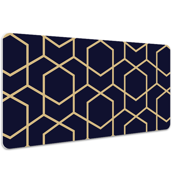 Velká podložka na stůl pro děti Gold pattern