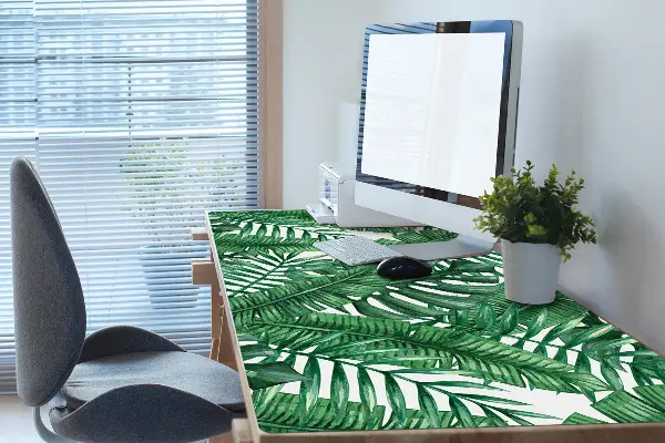 Velká ochranná podložka na stůl Monstera leaf