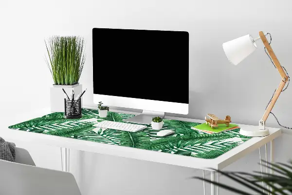 Velká ochranná podložka na stůl Monstera leaf