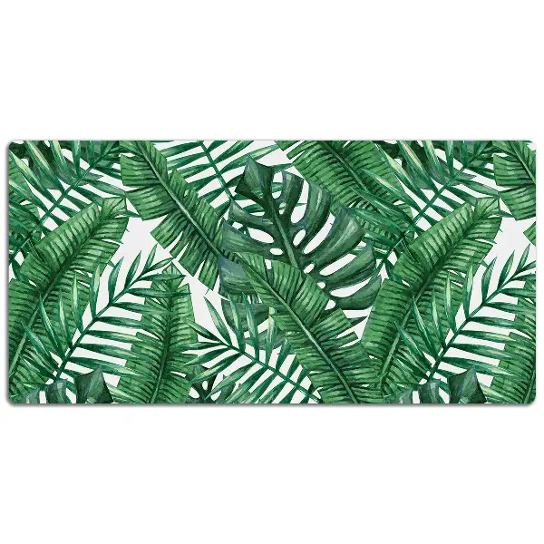 Velká ochranná podložka na stůl Monstera leaf