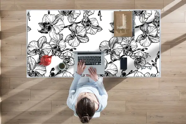 Velká podložka na stůl pro děti Orchideje