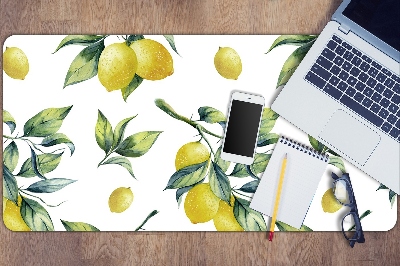 Velká ochranná podložka na stůl Žlutá citron