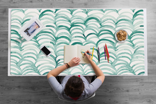 Velká podložka na stůl pro děti Rybí šupiny