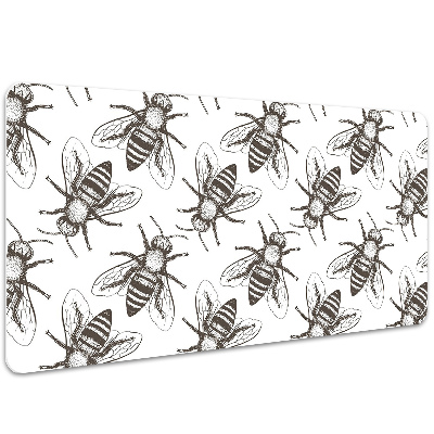 Velká ochranná podložka na stůl včely vzor