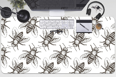 Velká ochranná podložka na stůl včely vzor