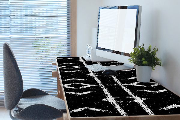 Ochranná podložka na stůl Černá abstrakce