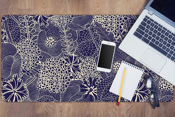 Podložka na psací stůl Modrý pattern