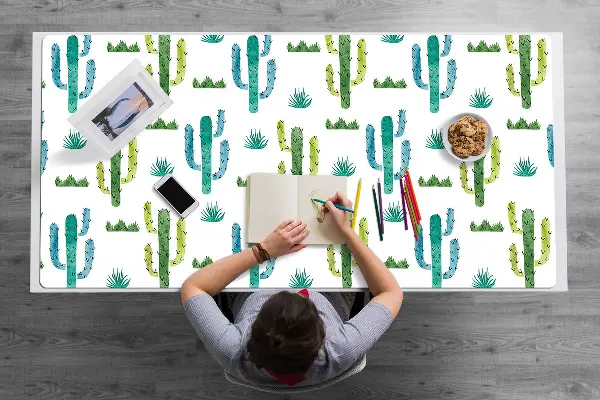 Ochranná podložka na stůl Malované cactus