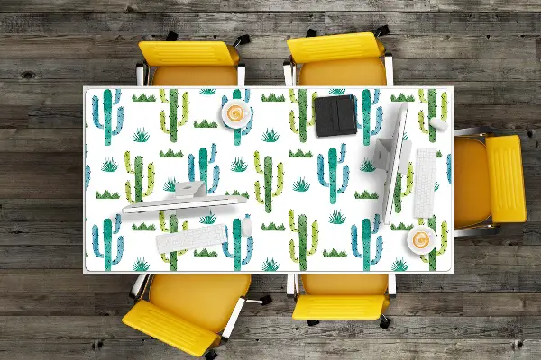 Ochranná podložka na stůl Malované cactus