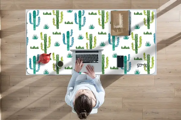 Ochranná podložka na stůl Malované cactus