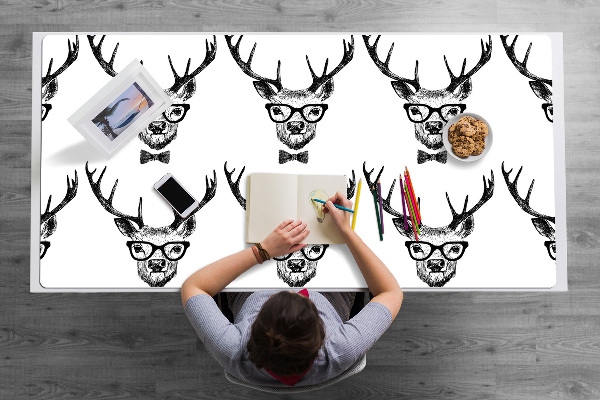 Velká ochranná podložka na stůl Jelen výkres