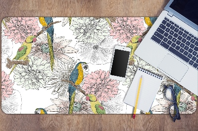 Pracovní podložka s obrázkem Parrot a květiny