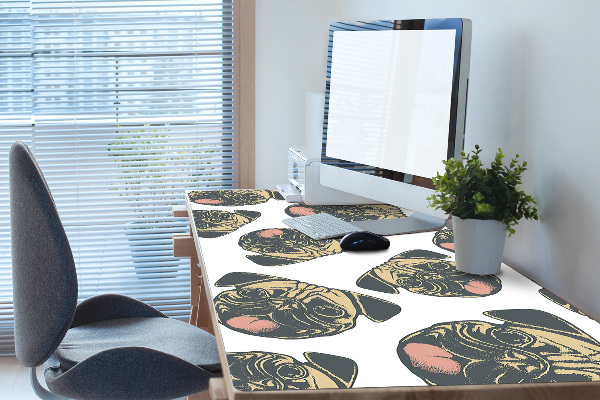 Velká podložka na stůl pro děti Pugs