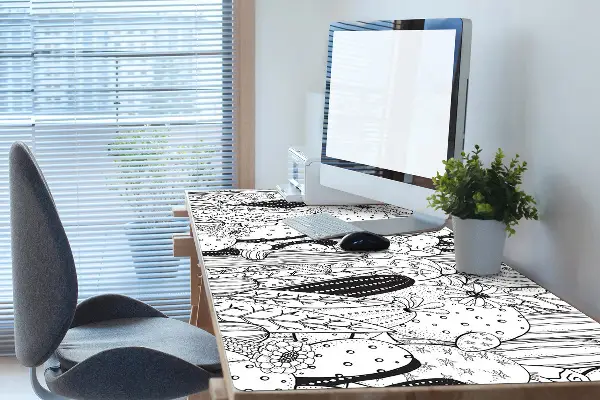 Podložka na psací stůl Komická kaktusy