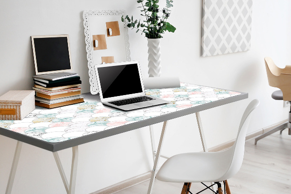 Ochranná podložka na stůl Pastel mramor