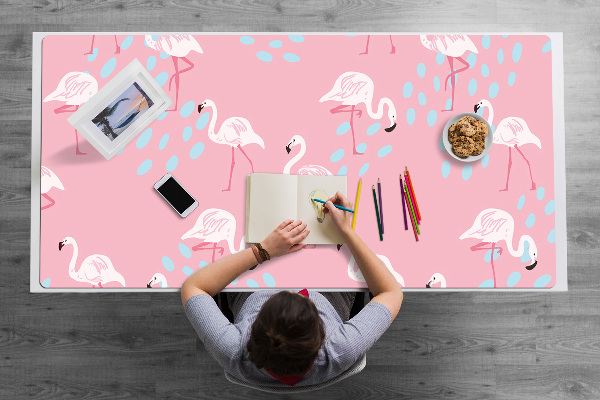 Velká podložka na stůl pro děti Flamingos