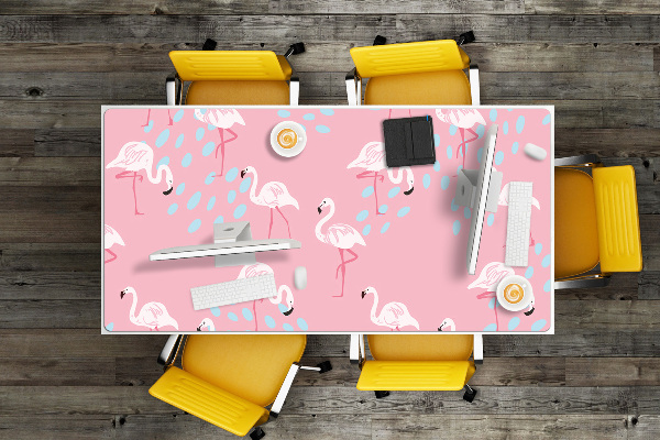 Velká podložka na stůl pro děti Flamingos