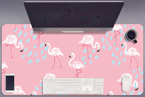 Velká podložka na stůl pro děti Flamingos